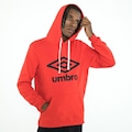 Blusão com Capuz Umbro Essential - Masculino VERMELHO