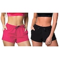 Short Selene Básico - 2 unidades - Feminino ROSA ESC/PRETO