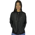 Jaqueta com Capuz Corta Vento Wss Diamond - Feminina PRETO