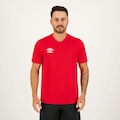 Camiseta Umbro Striker Premium - Masculina VERMELHO