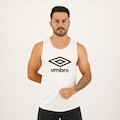 Camiseta Regata Umbro Essential Diamond I - Masculina BRANCO