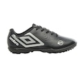 Chuteira Society Infantil Umbro Orbit PRETO/CINZA