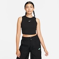 Camiseta Regata Nike Sportswear Essentials - Feminina PRETO