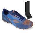 Chuteira de Futebol de Campo Diadora Agilitá + Par de Meião - Adulto 69