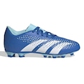 Chuteira de Campo Infantil Predator Accuracy 4 adidas AZUL CLA/BRANCO