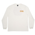Camiseta Santa Cruz Manga Longa Thrasher Flame Dot - Masculina OFF WHITE