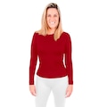 Camiseta Térmica Roupas Térmicas Segunda Pele - Feminina VERMELHO
