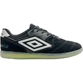 Chuteira Futsal Umbro Pro Challenge - Adulto PRETO/VERDE