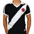 Camisa do Vasco da Gama Retro 1988 Campeão Carioca Retrômania - Masculina PRETO