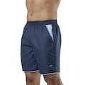 Bermuda Elite Beach Tennis Microfibra Peletizada - Masculina AZUL ESCURO