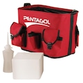 Bolsa para Massagista e Fisioterapia Profissional Pentagol VERMELHO