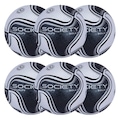 Kit Bolas Society Penalty 8 X - 6 Unidades BRANCO/PRETO