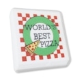 Jibbitz Crocs Caixa de Pizza Único BRANCO