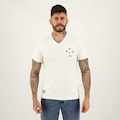 Camiseta do Cruzeiro SPR Retrô 1976 Away - Masculina BRANCO