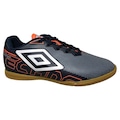 Chuteira Futsal Umbro Jr Techno - Infantil AZUL/LARANJA