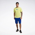 Camiseta Reebok Workout - Masculina VERDE CLA/AZUL