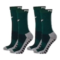 Kit de Meias 3/4 Penalty Grip - 2 Pares - Infantil VERDE