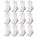 Kit de de Meias 3/4 Penalty Grip - 33 a 38 - 12 Pares - Infantil BRANCO