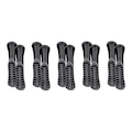 Kit Meias 3/4 Penalty Grip - 5 Pares - 33 A 48 - Infantil PRETO