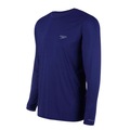 Camiseta Speedo Manga Longa Proteção Uv50 - Masculina AZUL ESCURO