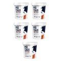 Kit 5Un Magnésio em Pó Pro Chalk Pote 500g Cross Escalada BRANCO/AZUL