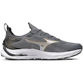 TÊNIS MIZUNO WAVE MIRAI 5 - MASCULINO CINZA/OURO