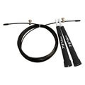Corda de Pular Poker com Cabo de Aço Speed Rope - 3 Metros PRETO