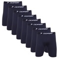 Kit 8 Cuecas Long Leg Poliamida Dorbe Original - Adulto PRETO