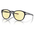 Óculos de Sol Unissex Oakley Latch Matte Carbon Lentes Prizm Gaming PRETO