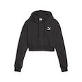 Blusão de Moletom com Capuz Puma Classics Cropped - Feminino PRETO