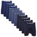 Kit de Cuecas Long Leg Dorbe Algodão - 10 Unidades - Adulto PRETO/MARINHO/CINZA