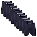 Kit de Cuecas Long Leg Dorbe Poliamida - 10 Unidades - Adulto PRETO