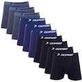 Kit de Cuecas Boxer Dorbe Algodão - 10 Unidades - Adulto PRETO/MARINHO/CINZA