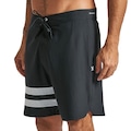 Bermuda Hurley Água Phantom Block Party 18'''''''' - Masculina PRETO