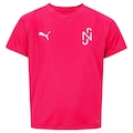 Camiseta Puma Neymar Jr Teamliga - Masculina ROSA/BRANCO