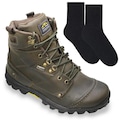 Bota Adventure Bull Terrier Tornado + Par de Meia - Masculina VERDE ESCURO