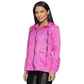 Jaqueta com Capuz Run More Tec Poly Puff - Feminina ROSA/PRETO