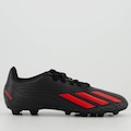 Chuteira de Campo Infantil adidas II Deportivo PRETO/VERMELHO
