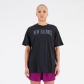 Camiseta New Balance Relentless Print - Feminina PRETO