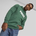 Blusão de Moletom com Capuz Puma Essentials Plus Two-Tone Big Logo Fleece - Masculino CINZA MESCLA