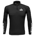 Camiseta de Pesca com Proteção Solar Uv50+ - Masculina PRETO