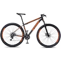 Bicicleta Aro 29 Krw Alumínio Tz Freio A Disco - Shimano - 21 Marchas PRETO/LARANJA