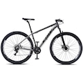 Bicicleta Aro 29 Krw Alumínio Tz Freio A Disco - Shimano - 21 Marchas CINZA/PRETO