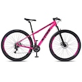 Bicicleta Aro 29 Krw Alumínio Tz Freio A Disco - Shimano - 21 Marchas ROSA/PRETO
