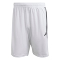 Shorts adidas Treino Essentials Piquet 3-Stripes - Masculino BRANCO
