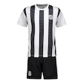 Kit de Futebol do Santos Braziline Mini Craque - Infantil PRETO
