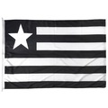 Bandeira Bc Sartori Botafogo 2,0 Panos (0,90X1,28) PRETO/BRANCO