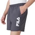 Shorts Fila Train 5 - Masculino CINZA/BRANCO