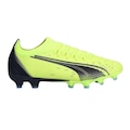 Chuteira de Campo Puma Ultra Match FG/AG - Adulto VERDE CLARO/PRETO