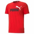 Camiseta Puma Ess 2 Col Logo - Masculina VERMELHO/PRETO
